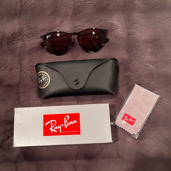 Ray-Ban Sunglasses - Erika (RB4171) - Havana (Dark Violet Lenses) - Picture 8 of 12